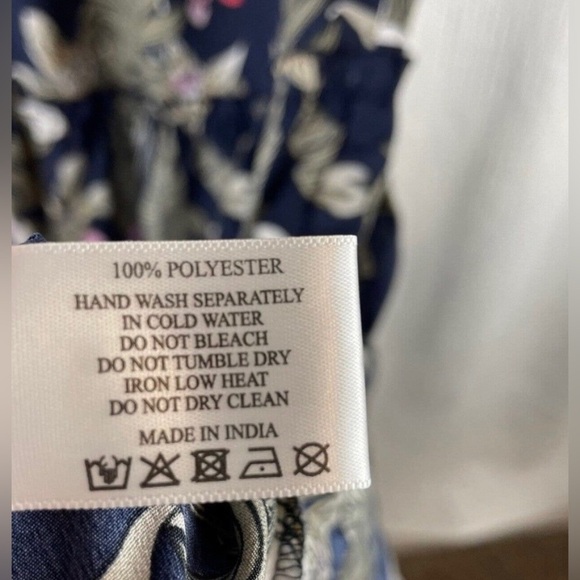 America & Beyond Tropical "Maui Nights Tiered Maxi Dress - Picture 6 of 10